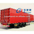 van/cargo box semi trailer with side and rear open